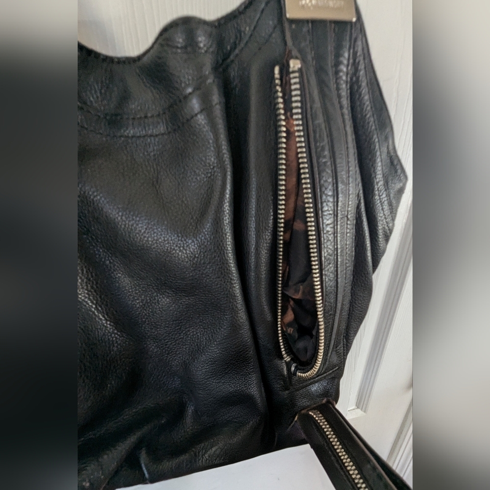 BMackowsky Hobo Bag In Black Leather - Picture 5 of 14